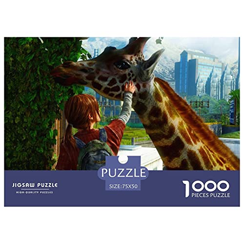 The Last of Us Puzzle Für Erwachsene,Puzzle 1000 Teile Herausforderndes Puzzles Game Characters,Geschicklichkeitsspiel Für Die Ganze Familie,Bunte Fliesen Spielzeug Spiel,Geschenke 1000pcs (75x50cm) von HESHS