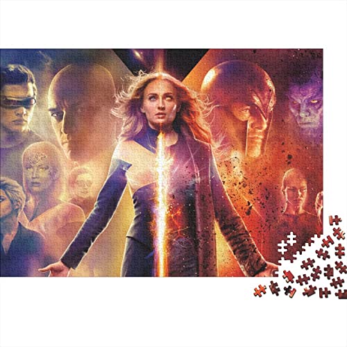 X Men Puzzle 1000 Teile Wolverine Puzzles Für Erwachsene Und Jugendliche,Unmögliche Puzzle Premium Holzpuzzle Home Spielzeug Dekoration Puzzle Geschenke 1000pcs (75x50cm) von HESHS