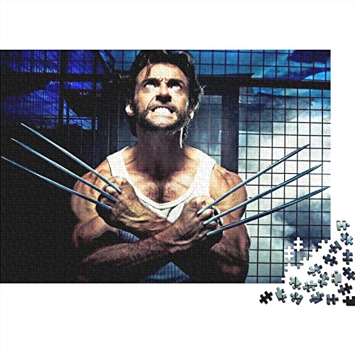 X Men Puzzle 1000 Teile Wolverine Puzzles Für Erwachsene Und Jugendliche,Unmögliche Puzzle Premium Holzpuzzle Home Spielzeug Dekoration Puzzle Geschenke 1000pcs (75x50cm) von HESHS