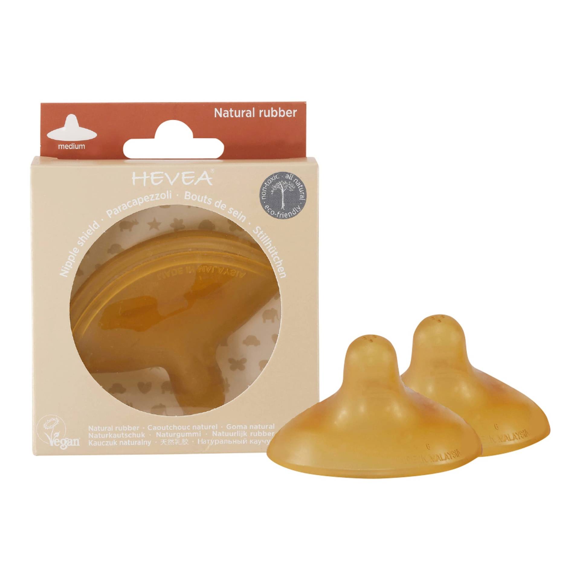 Hevea 2er-Pack Stillhütchen Medium Hevea 2er-Pack Stillhütchen Medium von HEVEA