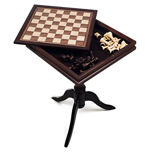 Trademark Games Deluxe Schach und Backgammon Tisch von HEY! PLAY!