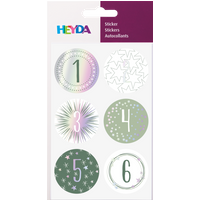 BRUNNEN 203780823 HEYDA Sticker „Adventzahlen Stern“ | 100×190 mm, 4 Blatt BRUNNEN 203780823 HEYDA Sticker „Adventzahlen Stern“ | 100×190 mm, 4 Blatt von HEYDA