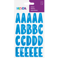 BRUNNEN 203780825 HEYDA Sticker „Alphabet“ | 100×190 mm, blau/blau metallic, 4 Blatt BRUNNEN 203780825 HEYDA Sticker „Alphabet“ | 100×190 mm, blau/blau metallic, 4 Blatt von HEYDA