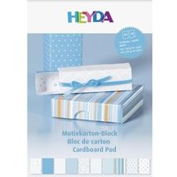 BRUNNEN 204712104 Heyda Motivkarton-Block A4 100/220g/qm 20 Blatt blau BRUNNEN 204712104 Heyda Motivkarton-Block A4 100/220g/qm 20 Blatt blau von HEYDA
