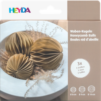 BRUNNEN 204870716 HEYDA Waben-Kugel-Set | natur BRUNNEN 204870716 HEYDA Waben-Kugel-Set | natur von HEYDA