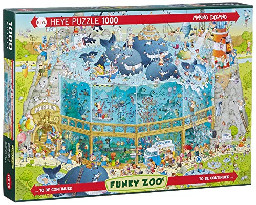 HEYE 29777 - Ocean Habitat Standard, Marino Degano, Funky Zoo, 1000 Teile Puzzle von HEYE