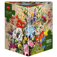 HEYE 29787 Flower's Life Triangular 1000 Teile von HEYE