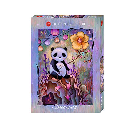 HEYE 29803 Panda Naps Standard 1000 Teile, Jeremiah Ketner, Dreaming, White von Heye