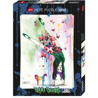 HEYE 299071 Puzzle 1000 Teile FREE COLOURS Mini Unicorn von HEYE