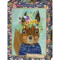 HEYE 299538 Puzzle 500 Teile Sweet Squirrel, Floral Friends HEYE 299538 Puzzle 500 Teile Sweet Squirrel, Floral Friends von HEYE