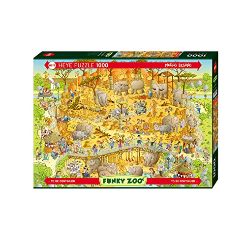 Heye FBA_HY29639 African Habitat, Funky Zoo, Degano Puzzle, Brown von HEYE