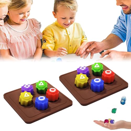 Gonggi Korean Game, Gonggi Game 2er Set, Korean Game, Gonggi Traditionelles Koreanisches Spielspiel, Koreanische Spiele Gonggi, Gonggi Korean Game mit Basis, für Kinder Erwachsene Game von HEYIDAMAI