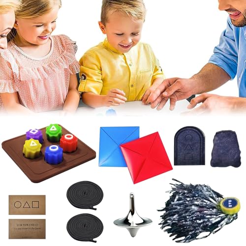 HEYIDAMAI Gonggi Korean Game, Gonggi Game Set, Korean Game, Gonggi Traditionelles Koreanisches Spielspiel, Koreanische Spiele Gonggi, Gonggi Korean Game mit Basis, für Kinder Erwachsene von HEYIDAMAI