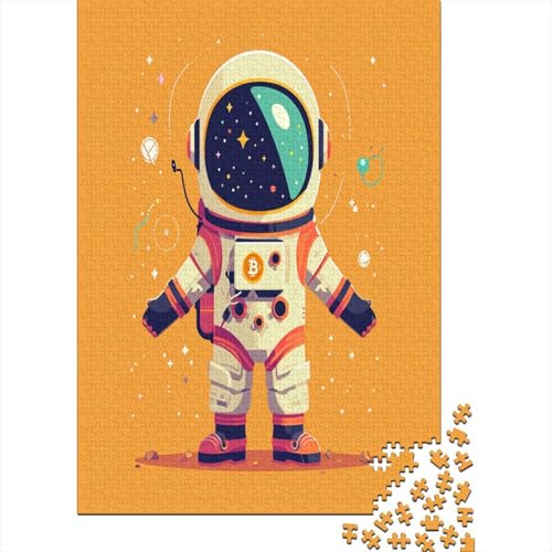 Astronaut Puzzle 1000 Teile Erwachsene Puzzles Für Erwachsene Klassische Puzzles 1000 Teile Erwachsene Puzzlespiel Schwer Pädagogisches Spielzeug Erwachsene Kinder Puzzel 1000pcs (75x50cm) von HEYLInUP