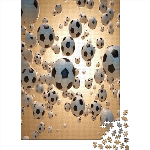 Fußball Puzzle 1000 Teile,Puzzle Für Erwachsene, Impossible Puzzle, GesKükenlichkeitsspiel Für Die Ganze Familie,Puzzle Legespiel- Erwachsenenpuzzle Puzzel 1000pcs (75x50cm) von HEYLInUP