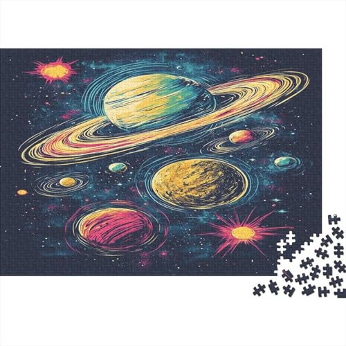 Kosmische Galaxie Puzzlespiel 1000 Teile Erwachsene -Puzzle 1000 Stück Spiel Puzzles Für Erwachsene Kinder Puzzle Erwachsenen Puzzlespiel Puzzel 1000pcs (75x50cm) von HEYLInUP