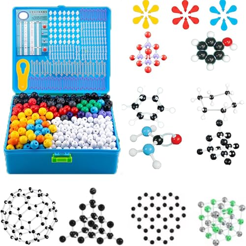 Molekülbaukasten,Molecular Chemistry Model Kit,Organische Chemie Molekülmodell Set,969PCS Chemiebaukasten Molekülbaukasten,für organische und anorganische Chemie Lernen Erhöhen der Weltraumfantasie von HEYOUTH