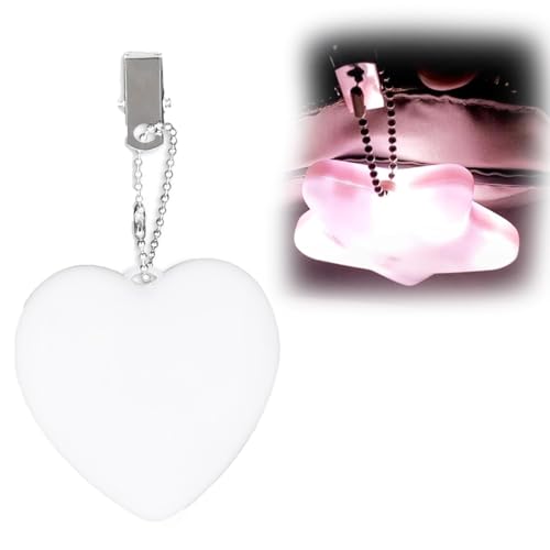 LED-Taschenlicht mit Touch-Sensor, automatisches Sensor-Handtaschenlicht, Mini-LED-Taschenlampe mit Touch-Funktion, kleine tragbare Touch-Taschenlampe als Zubehör (Heart) von HFDHD