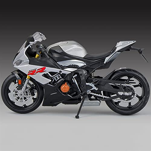 HFMXZHI Motorrad-Modell 1:12 Für BMW S1000RR Legierung Automodell Diecast Auto Spielzeug Für Jungen Geburtstagsgeschenk Spielzeug Auto Sammlung(Grey) von HFMXZHI