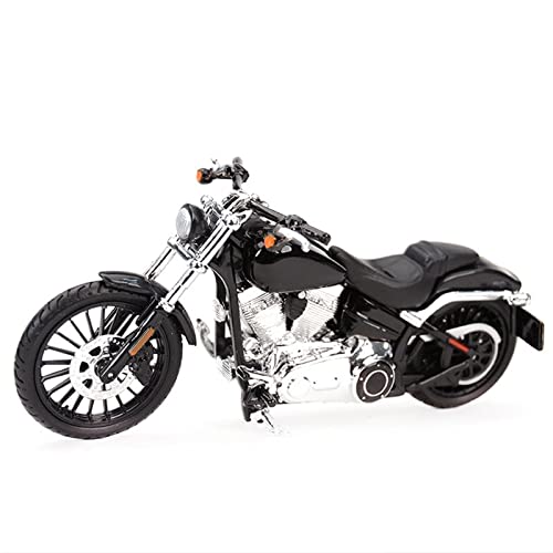 HFMXZHI Motorrad-Modell 1:18 2016 Für Ausbruch Die Cast Vehicles Collectible Hobbies Motorrad Model Toys(Nero) von HFMXZHI