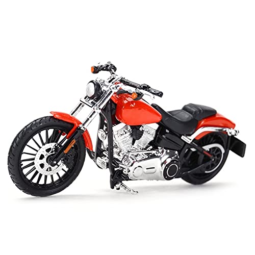 HFMXZHI Motorrad-Modell 1:18 2016 Für Ausbruch Die Cast Vehicles Collectible Hobbies Motorrad Model Toys(Orange) von HFMXZHI