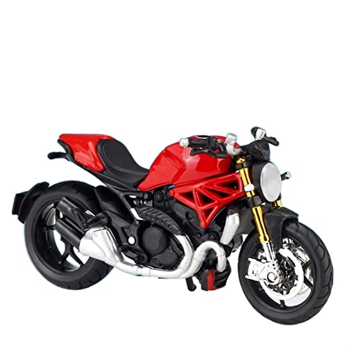 HFMXZHI Motorrad-Modell Modellspielzeugsammlung 1:18 Für DUCATI MONSTER 1200S Alu-Motorrad Druckguss(Monster 1200S) von HFMXZHI