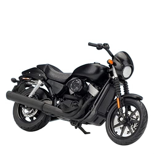 HFMXZHI Motorrad-Modell 1:18 Für Harley Für Davidson Für Street 750 2015 Motorrad Modell Souvenir Spielzeug Sammlerstück Druckguss(Nero) von HFMXZHI