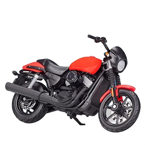 HFMXZHI Motorrad-Modell 1:18 Für Harley Für Davidson Für Street 750 2015 Motorrad Modell Souvenir Spielzeug Sammlerstück Druckguss(Orange) von HFMXZHI