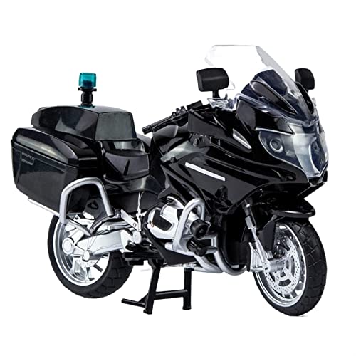 HFMXZHI Motorrad-Modell Für BMW R1250RT Alloy Die Cast Motorrad Modell Spielzeug Fahrzeug Geburtstag Geschenk Spielzeug Auto Sammlung 1/12(Black with Box) von HFMXZHI