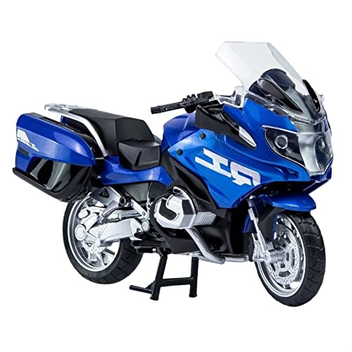 HFMXZHI Motorrad-Modell Für BMW R1250RT Alloy Die Cast Motorrad Modell Spielzeug Fahrzeug Geburtstag Geschenk Spielzeug Auto Sammlung 1/12(Blue with Box) von HFMXZHI