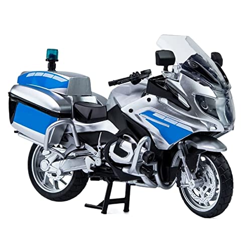 HFMXZHI Motorrad-Modell Für BMW R1250RT Alloy Die Cast Motorrad Modell Spielzeug Fahrzeug Geburtstag Geschenk Spielzeug Auto Sammlung 1/12(Silver with Box) von HFMXZHI