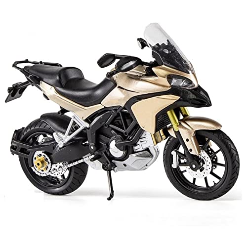 HFMXZHI Motorrad-Modell Für Ducati Für MTS Die Cast Motorrad Modell Spielzeug Geburtstagsgeschenk Kinderspielzeug Auto Sammlung 1/12(Gold) von HFMXZHI