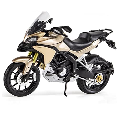 HFMXZHI Motorrad-Modell Für Ducati Für MTS Die Cast Motorrad Modell Spielzeug Geburtstagsgeschenk Kinderspielzeug Auto Sammlung 1/12(Gold with Box) von HFMXZHI