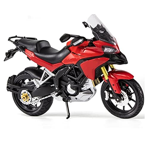 HFMXZHI Motorrad-Modell Für Ducati Für MTS Die Cast Motorrad Modell Spielzeug Geburtstagsgeschenk Kinderspielzeug Auto Sammlung 1/12(Rosso) von HFMXZHI