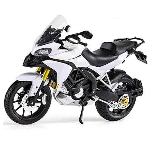 HFMXZHI Motorrad-Modell Für Ducati Für MTS Die Cast Motorrad Modell Spielzeug Geburtstagsgeschenk Kinderspielzeug Auto Sammlung 1/12(White with Box) von HFMXZHI