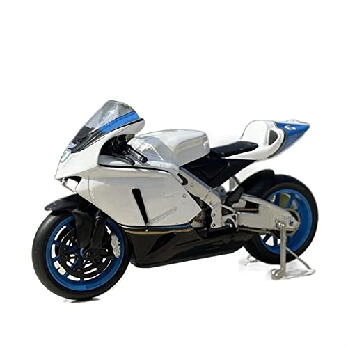 HFMXZHI Motorrad-Modell Für H-ONDA RC11 6 Motorrad Modell Legierung Metall Geburtstagsgeschenk Spielzeug Auto Sammlung 1/18(White) von HFMXZHI