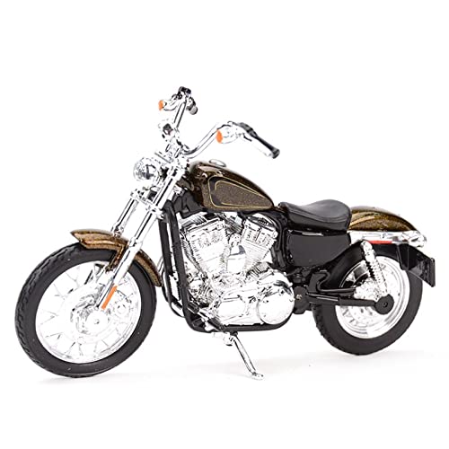 HFMXZHI Motorrad-Modell Für Harley XL 1200V Seventy-Two 2013 Druckgussfahrzeuge Geburtstagsgeschenk Kinderspielzeug Autosammlung 1/18(Gold) von HFMXZHI