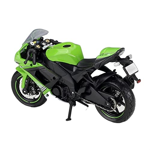 HFMXZHI Motorrad-Modell Für Kawasaki Ninja ZX-10R Motorradmodell Geburtstagsgeschenk Kinderspielzeug Autosammlung 1/18 von HFMXZHI