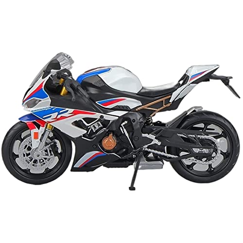 HFMXZHI Motorrad-Modell Maßstab 1:12 Für BMW S1000RR Legierung Automodell Diecast Auto Spielzeug Für Jungen Geburtstagsgeschenk Spielzeug Auto Sammlung(White) von HFMXZHI