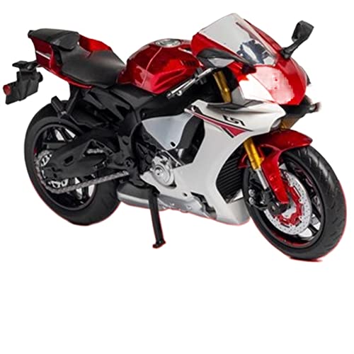 HFMXZHI Motorrad-Modell Motorrad-Modellspielzeug 1:12 Für Yamaha YZF R1 Legierung Motorrad-Druckguss-Metall-Kollektion Kinderspielzeug Geschenk(Red Retail Box) von HFMXZHI