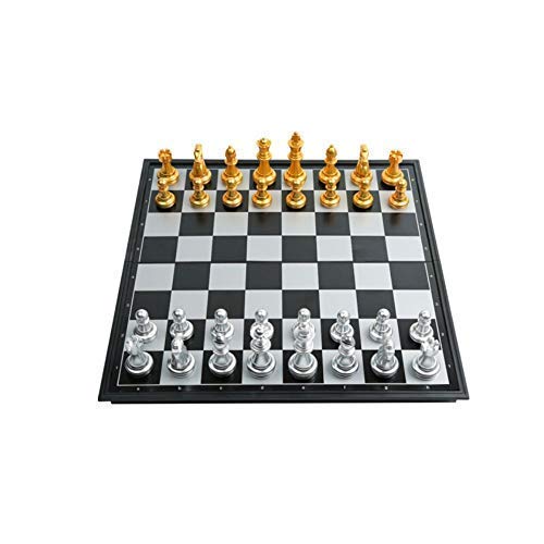 Schachset Schach Magnetisch Anfänger Erste Schritte Kinder Aufklärung Zusammenklappbar Schach (Freizeitpuzzle Familienunterhaltung) (Klein) von HGIURUEIUIGREGHT