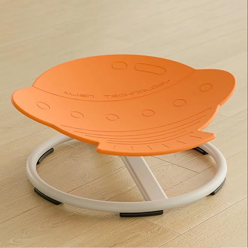 HGMMFZ Autismus Spielzeug Sensorischer Drehstuhl für Kinder 360°Wackel- und Balancespielzeug ADHS-Spielgerät Linderung von Reisekrankheit Geburtstagsgeschenk für Jungen und Mädchen (Orange) von HGMMFZ