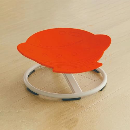 autismus stuhl sensorisches spielzeug spinning stuhl für kinder 360° Sitzt Kleinkind Sitz- und Spin Wobble Balance Spielzeug Adhd für Geburtstagsgeschenk 3 Jahre und älter Jungen Mädchen (rot) von HGMMFZ