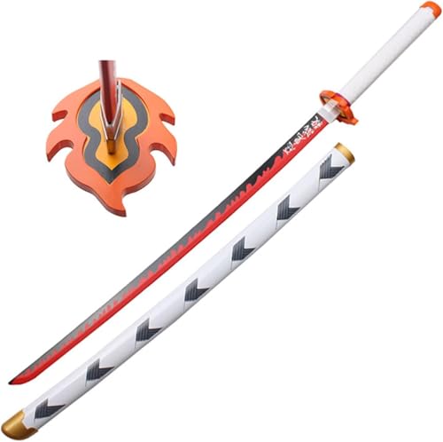 HGVSD Demon Slayer Katana, Anime Cosplay Samurai Schwert für Anime Liebhaber Dekorative Spielzeug für Kinder und Erwachsene von HGVSD