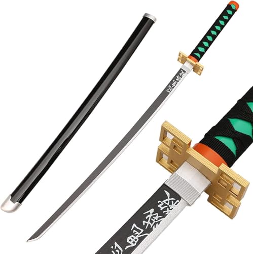 HGVSD Demon Slayer Katana, Anime Cosplay Samurai Schwert für Anime Liebhaber Dekorative Spielzeug von HGVSD