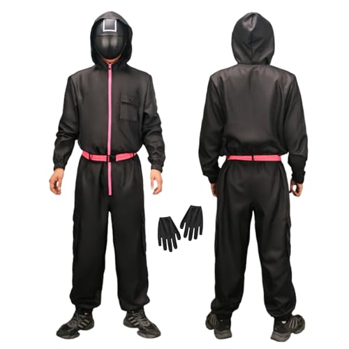 HGWOPGASD Game Guard Outfit Game Outfit Set GameOutfit Adult Game Onesie Adult Game Kostüm Adult Game Jumpsult Adult von HGWOPGASD