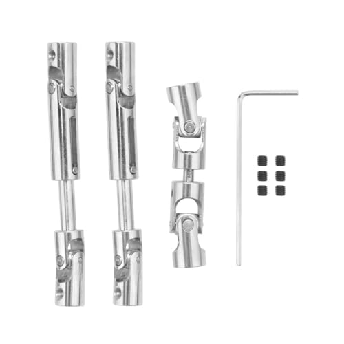 HGtAeW 3-teiliges Set RC Metall Antriebswelle Kompatibel B16 B36 Q60 Q63 Q64 FY004 MN-77 6WD 6X6 von HGtAeW