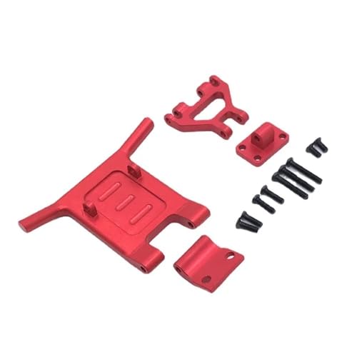 HGtAeW Kompatibel mit 144001 144002 124016 124017 124018 124019 RC Universal Metall Frontstoßstange(Red) von HGtAeW