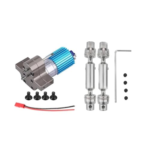 HGtAeW MN-Getriebe mit Metall for 370-Getriebemotor-Antriebswelle(Dark Grey) von HGtAeW