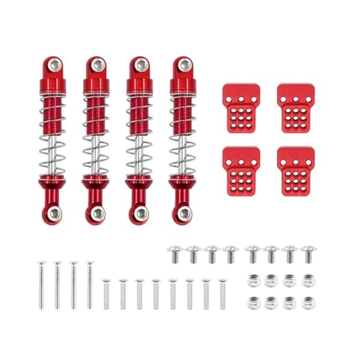 HGtAeW Metall Stoßdämpfer Dämpfer Erweiterte Halterung for C14 C24 C24-1 MN D 90 MN99S MN45 RC(Red) von HGtAeW